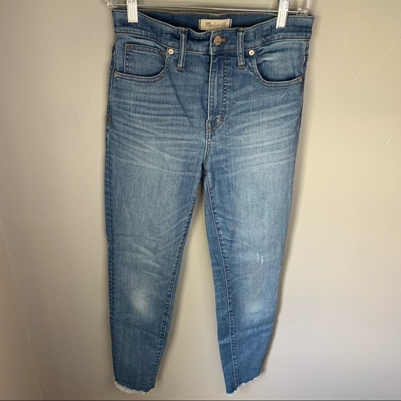Madewell 10" High-Rise Skinny Jeans: Tulip-Hem Edition - Picture 4 of 8